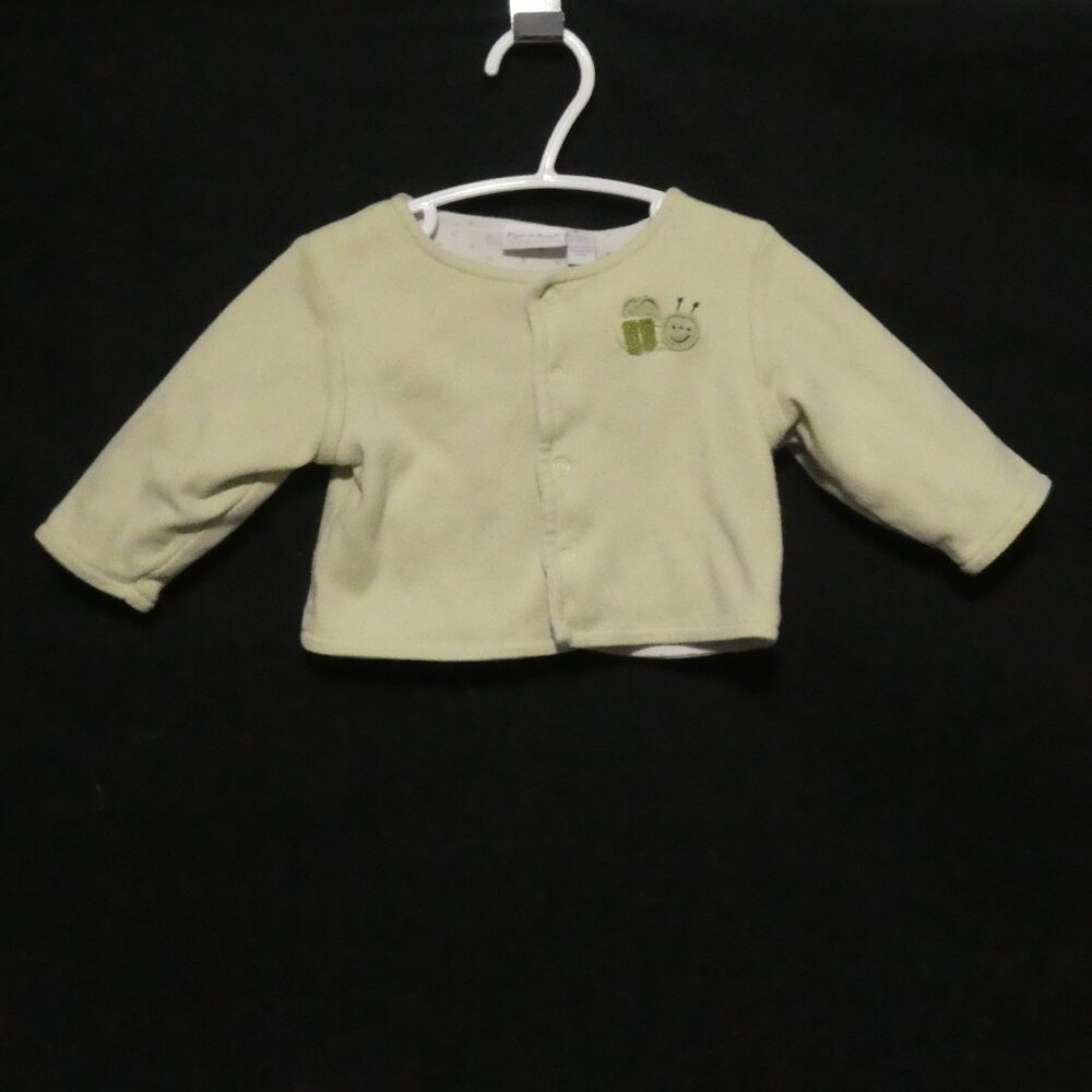 PIPER & POSIE | 3-6 months | Yellow Button Up Long Sleeve Shirt | Bee Design